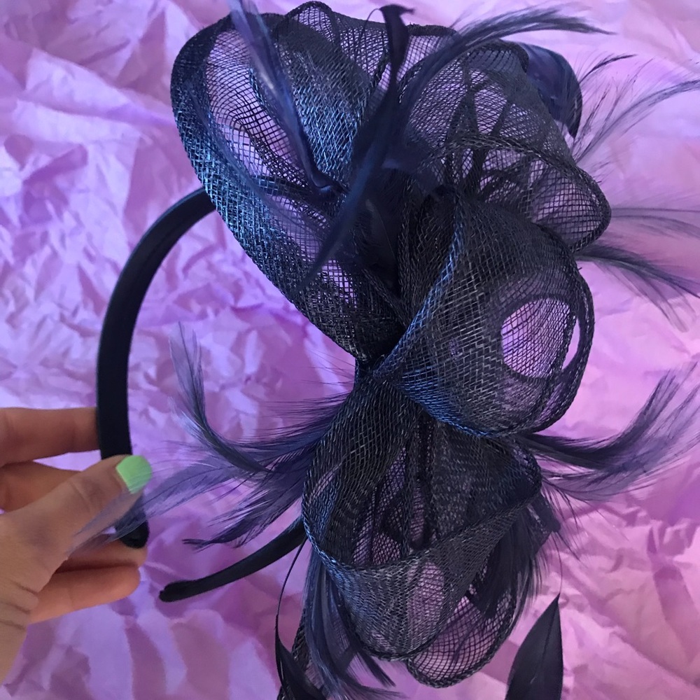 Derby Fascinator Navy